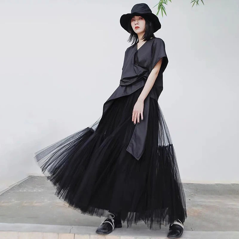 Women's Pleated Tulle Skirts | Kosmos Style