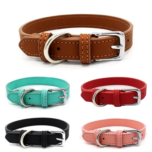 Leather Collar For Dogs & Cats | Kosmos Pets