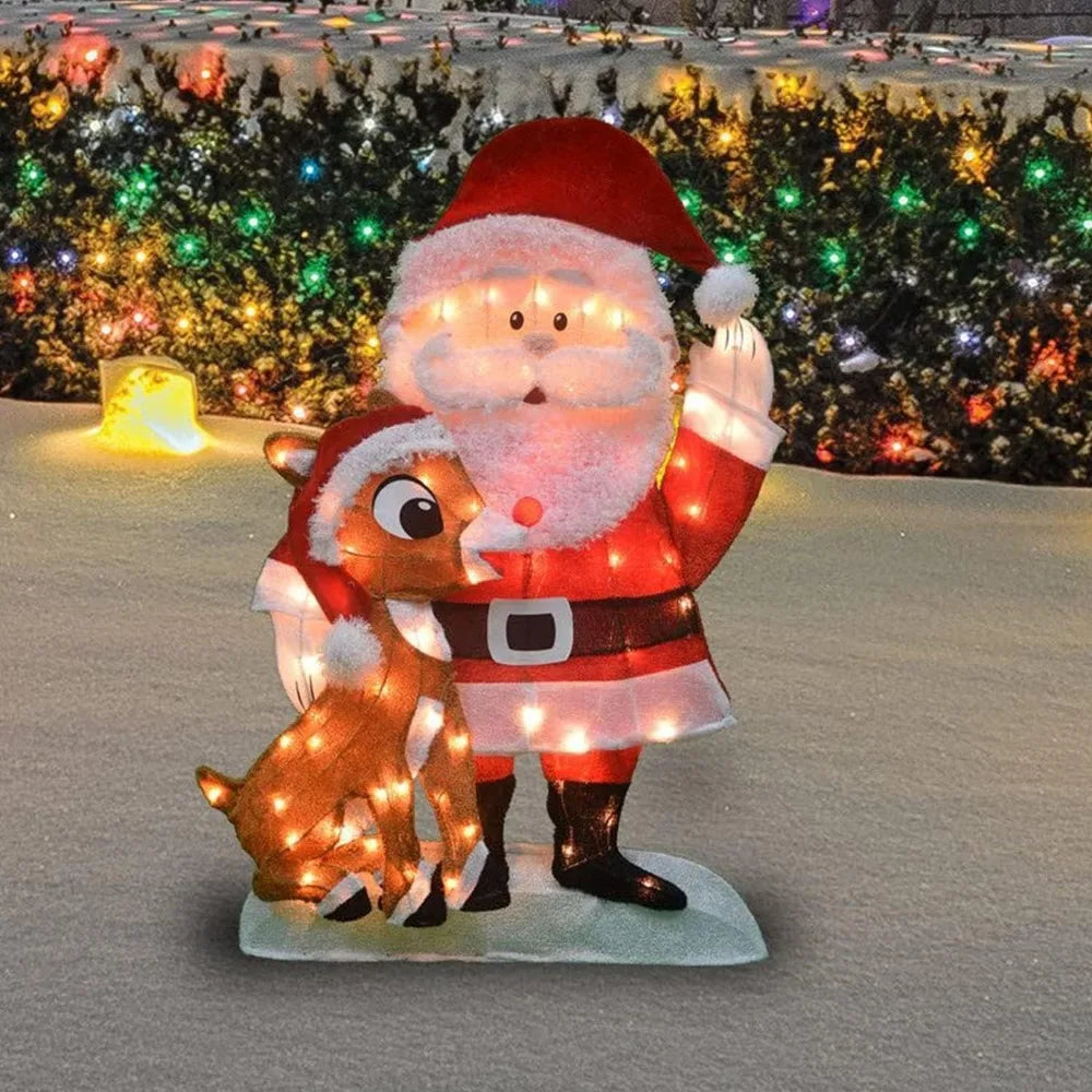 Santa Claus Figure With Lighting For Christmas | Kosmos Seasons