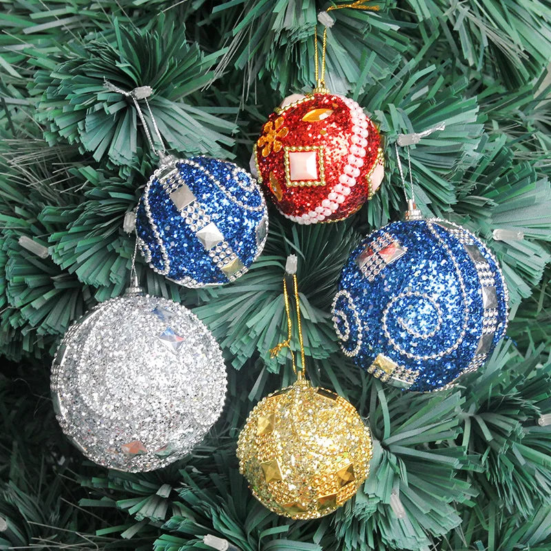 Christmas Balls Decoration (6 Pieces) | Kosmos Seasons