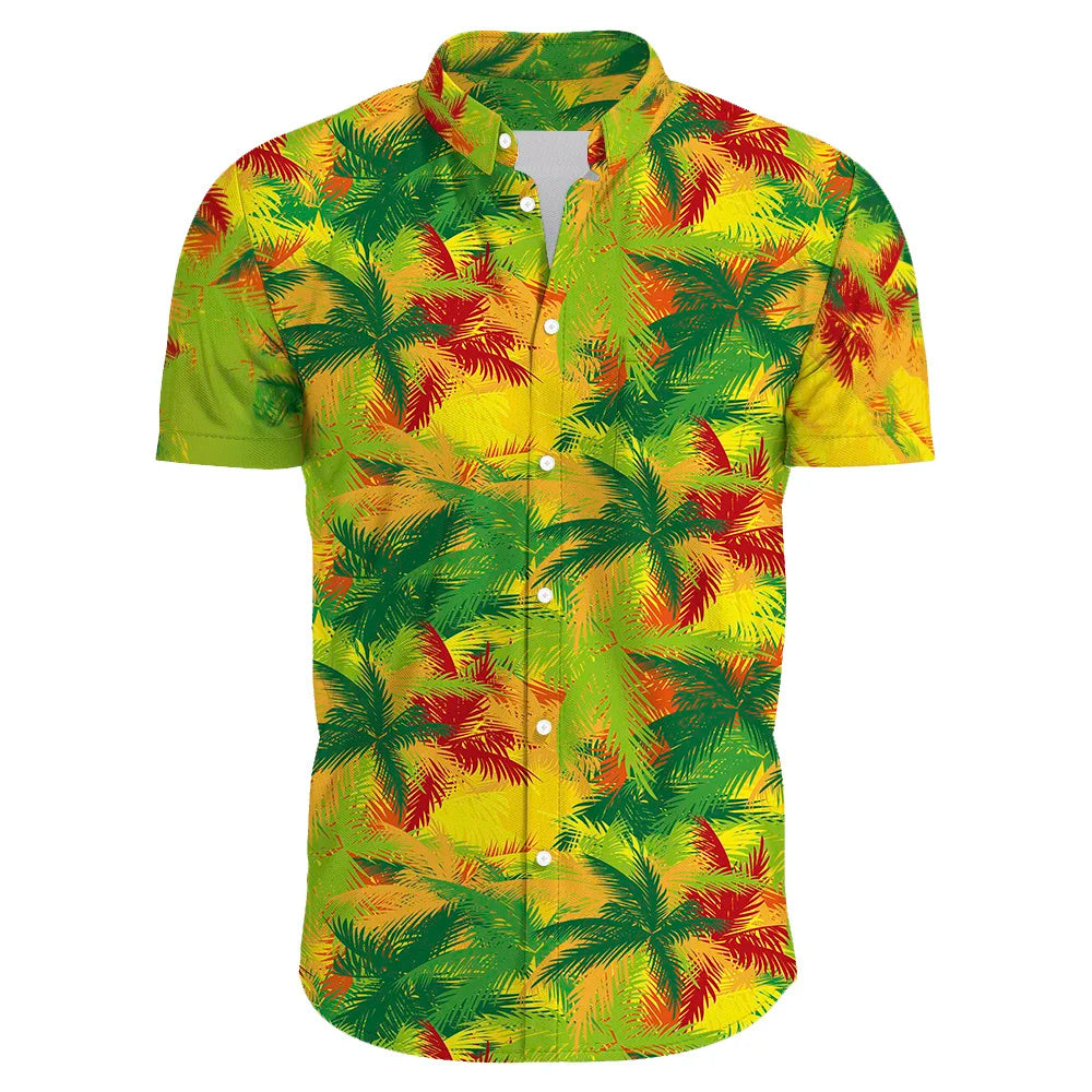 Men's Hawaiian Floral Print Shirts | Kosmos Style