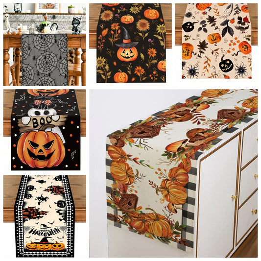 Table Runner With Halloween Design | Kosmos Secret Chamber