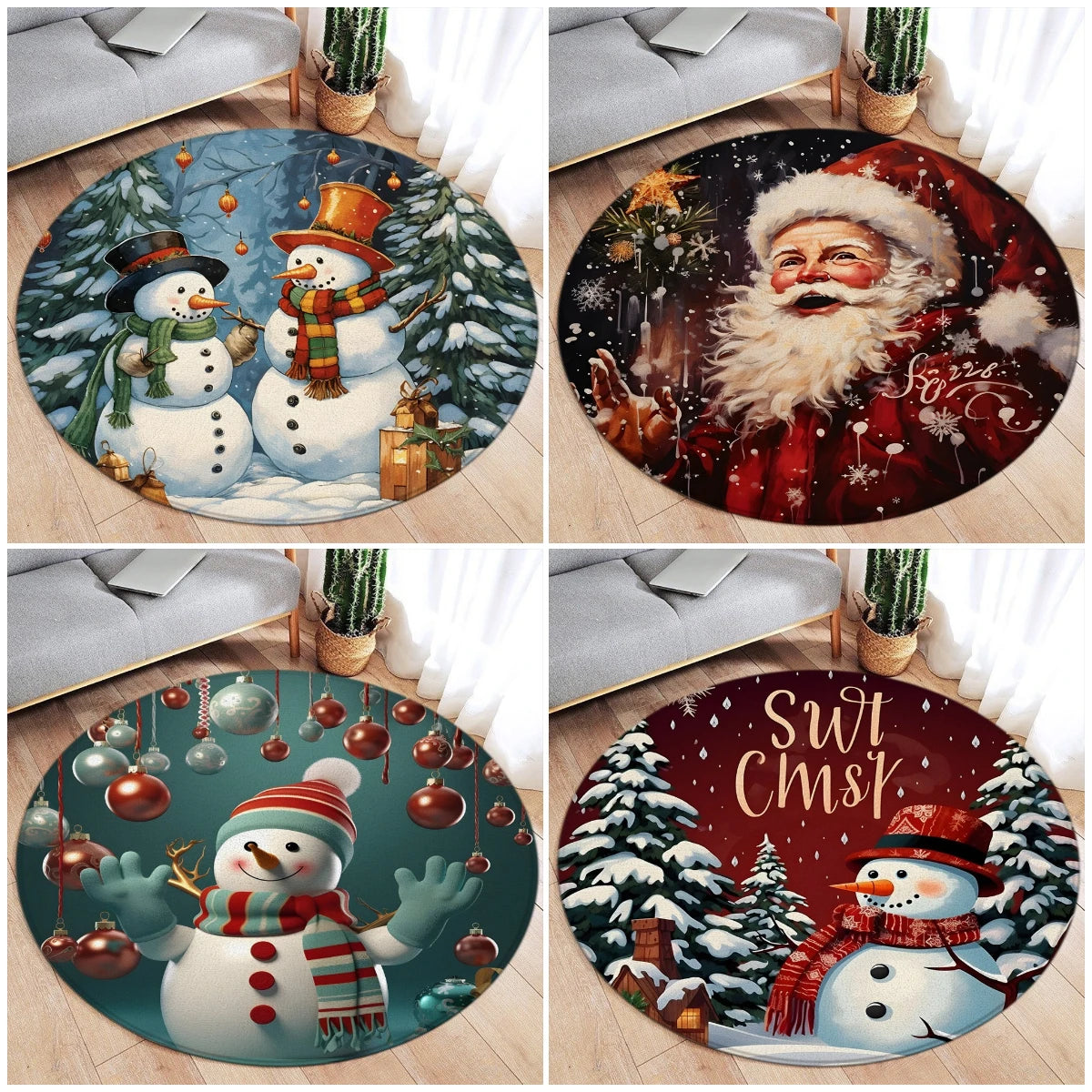 Circular Rugs For Christmas | Kosmos Seasons