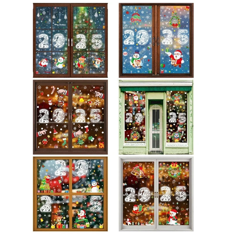 Christmas Window Clings Decoration | Kosmos Seasons