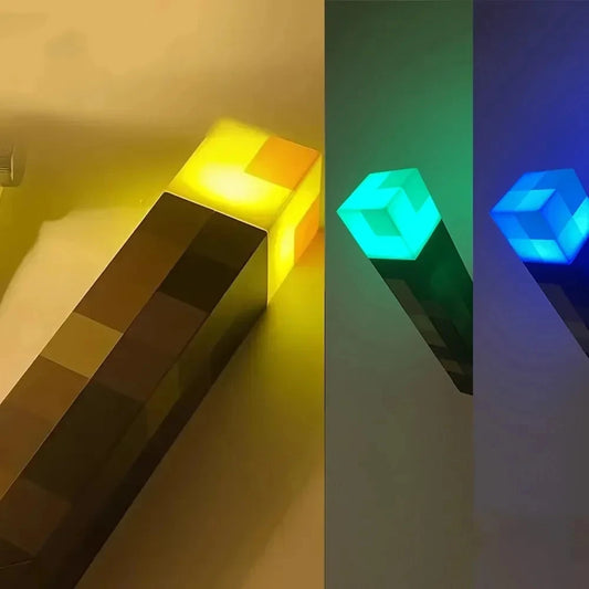 Minecraft Brownstone Torch Lamps | Kosmos Play