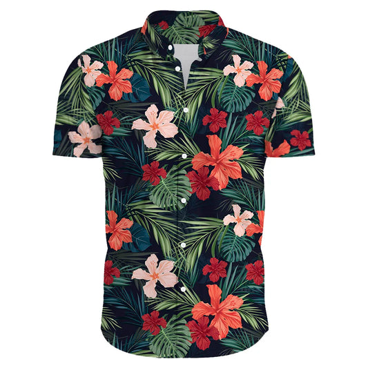 Men's Hawaiian Floral Print Shirts | Kosmos Style