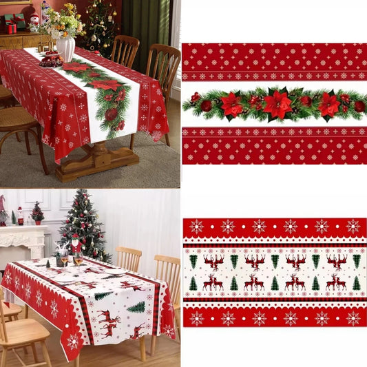 Christmas Tablecloths "Merry Chirstmas" | Kosmos Seasons