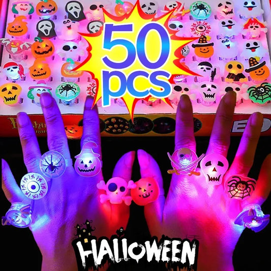 Halloween Luminous Rings For Children´s Fingers | Kosmos Secret Chamber