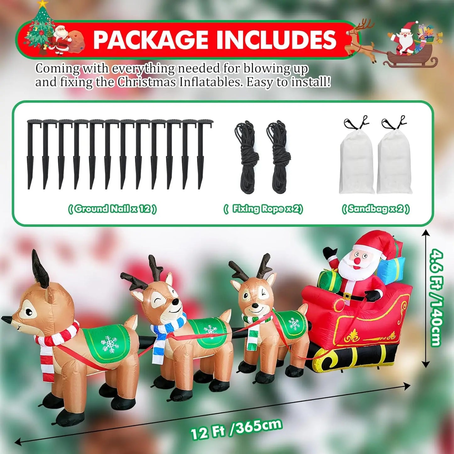 Outdoor Christmas Inflatable Decorations | Kosmos Seasons